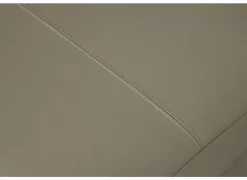 Hoeksalon Walk 413x303cm - leder - grijs met relax & opbergruimte