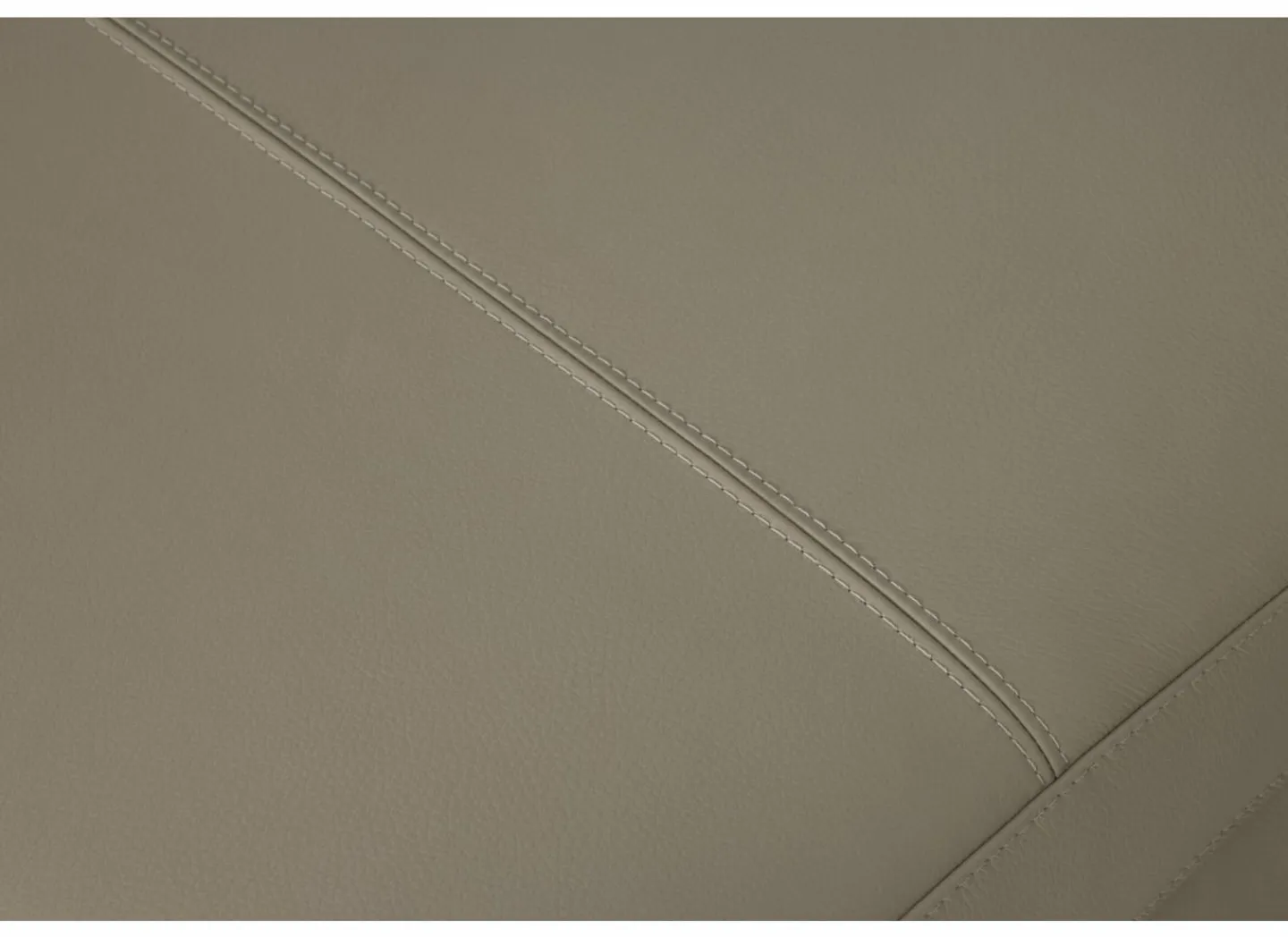 Hoeksalon Walk 413x303cm - leder - grijs met relax & opbergruimte