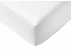 Hoeslaken Arya 90x200cm - katoen - wit