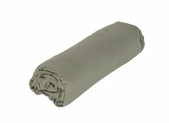 Hoeslaken Arya 160x200cm - katoen - olijf