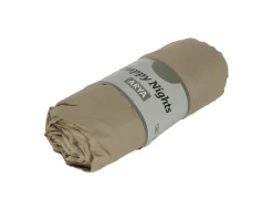 Hoeslaken Arya 140x200cm - katoen - mastiek