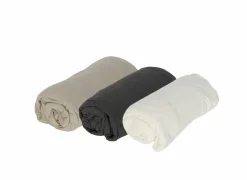 Hoeslaken Lauren 140x200cm - jersey katoen - gebroken wit