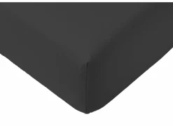 Hoeslaken Lauren 90x200cm - jersey katoen - antraciet