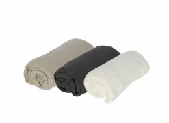 Hoeslaken Lauren 140x200cm - jersey katoen - antraciet