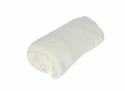 Hoeslaken Lauren 180x200cm - jersey katoen - gebroken wit