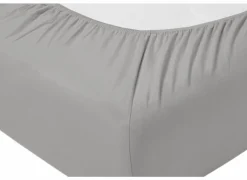 Hoeslaken Venturo 180x200cm - flanel - grijs