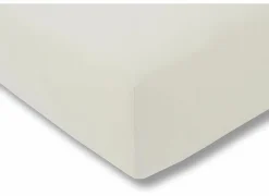 Hoeslaken Venturo 90x200cm - flanel - ivoor