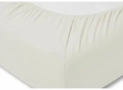 Hoeslaken Venturo 90x200cm - flanel - ivoor