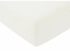 Hoeslaken Venturo 160x200cm - flanel - wit