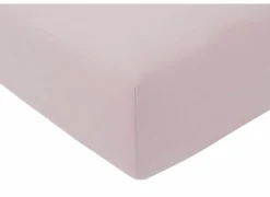 Hoeslaken Venturo 140x200cm - flanel - roze