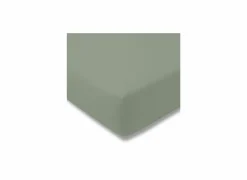 Hoeslaken 180/200x200/220cm - jersey katoen - donkergroen