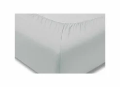 Hoeslaken 180/200x200/220cm jersey katoen lichtgrijs