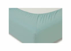 Hoeslaken 90/120x190/220cm jersey katoen aqua