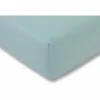 Hoeslaken 180/200x200/220cm jersey katoen aqua