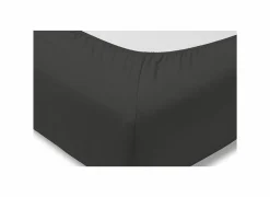 Hoeslaken 140/160x200/220cm jersey katoen antraciet