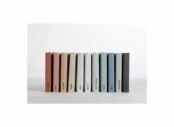 Hoeslaken 90x200cm katoen aqua