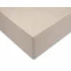 Hoeslaken 160x200cm katoen zandbeige