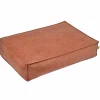 Hondenkussen Box Orthopedic 100x70cm - stof - roest