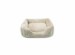 Hondenmand Supersoft M 70x50cm - stof - lichtgrijs