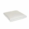 Hoofdkussen Boxmodel 55x55cm - percale katoen - wit