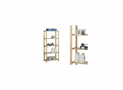 Houten opbergrek Mono 80x40x175cm