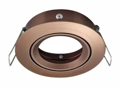 Inbouwspot GU10 Ø8cm - aluminium - brons