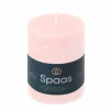 Spaas Kaars Cylinder Rustiek lichtroze