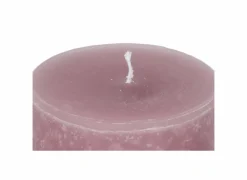 Kaars Mini Superkaars Ø10x10cm - rustiek - oud rood