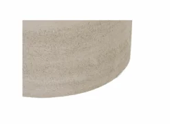 Kaarsenhouder beton Ø18x10cm - terracotta - grijs