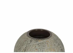 Kaarsenhouder San H8,5cm grijs