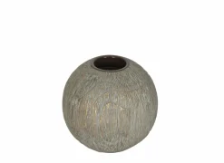 Kaarsenhouder San H11cm grijs