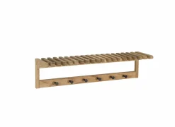 Kapstok Samia 80cm - massief eik - naturel