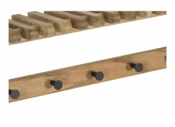 Kapstok Samia 80cm - massief eik - naturel