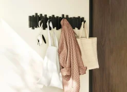 Kapstok sticks 8 Hook 64cm - zwart