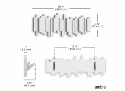 Umbra Kapstok Sticks Multi Hook 48,6cm - wit