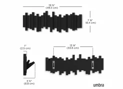 Umbra Kapstok Sticks Multi Hook 48,6cm - zwart