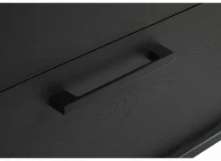 Kast Faro 127cm - melamine - structuur zwart