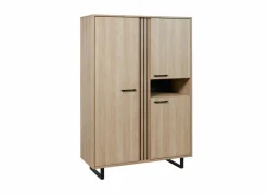 Kast Faro 127cm - melamine - zand eik