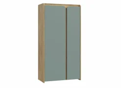 Kast Hoa 105x53x205 - decor - mauvella eik & groen