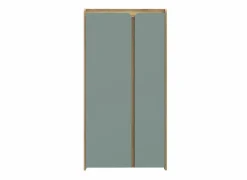Kast Hoa 105x53x205 - decor - mauvella eik & groen