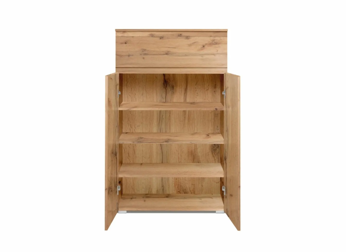 Kast Image 3 80x40x131cm - melamine - honing eik