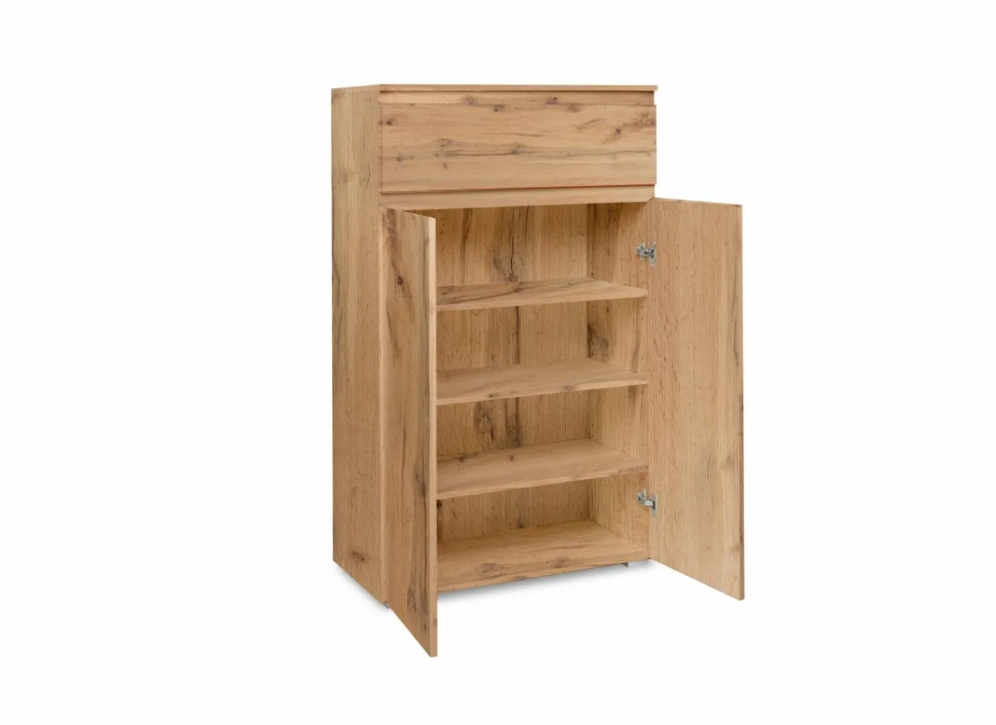 Kast Image 3 80x40x131cm - melamine - honing eik