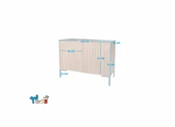 Kast Lupo 100x40x70cm