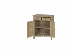 Kast Novecento 80x40x91cm - gerecycleerd den massief - naturel
