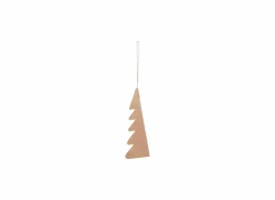 Kerstboom papier H15cm beige