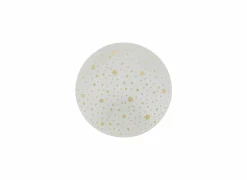 Kerstdecoratie Spiegel met Gouden Sterren Ø30cm