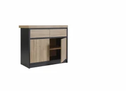 Keukeneiland Ilotfon 170x100cm - melamine - french oak & nox