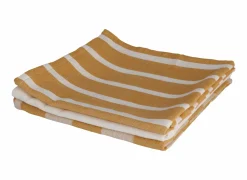 Cosy & Trendy Keukenhanddoek Stoff 70x50cm - katoen - amber set van 3