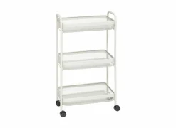 Keukentrolley Mayaj 46,5x26,5x79,6cm - staal - beige