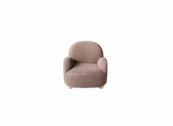 Kinderfauteuil Alps bouclé stof grijs